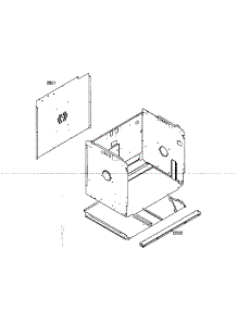 Mounting Base parts for Thermador Wall Oven/Microwave Combo DM301ES01 from AppliancePartsPros.com