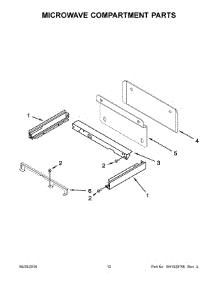 Microwave Compartment Parts parts for Jenn-Air Wall Oven/Microwave Combo JMW2327WS02 from AppliancePartsPros.com