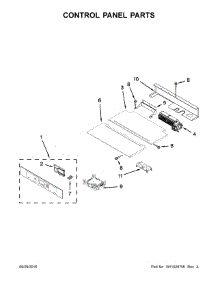 Control Panel Parts parts for Jenn-Air Wall Oven/Microwave Combo JMW2327WS02 from AppliancePartsPros.com
