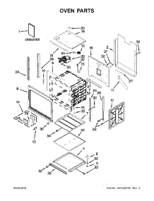 Oven Parts parts for Jenn-Air Wall Oven/Microwave Combo JMW2327WS02 from AppliancePartsPros.com