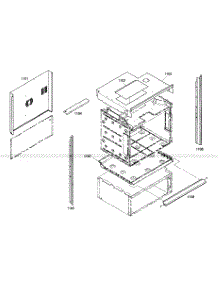 Mounting Assy parts for Thermador Wall Oven/Microwave Combo MEMCW301ES01 from AppliancePartsPros.com