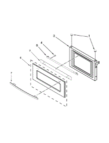 Microwave Door Parts parts for Jenn-Air Wall Oven/Microwave Combo JMW2427DB00 from AppliancePartsPros.com