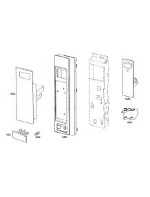 Keypad parts for Thermador Wall Oven/Microwave Combo MEM271EB01 from AppliancePartsPros.com