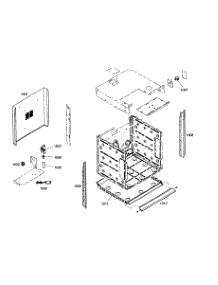 Mounting parts for Thermador Wall Oven/Microwave Combo MEM271EB01 from AppliancePartsPros.com