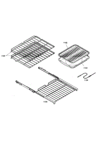 Oven Shelfs parts for Thermador Wall Oven/Microwave Combo MEM271EB01 from AppliancePartsPros.com