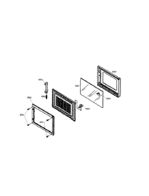 Microwave Door parts for Thermador Wall Oven/Microwave Combo MEMCW271ES-01 from AppliancePartsPros.com