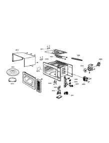 Microwave Cabinet parts for Thermador Wall Oven/Microwave Combo MEMCW271ES-01 from AppliancePartsPros.com