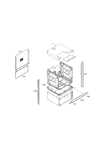 Mounting Assembly parts for Thermador Wall Oven/Microwave Combo MEMCW271ES-01 from AppliancePartsPros.com