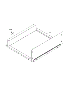 Drawer parts for Thermador Warming Drawer WDC36E01 from AppliancePartsPros.com