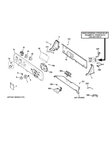 Controls & Backsplash parts for Hot Point Top-Load Washer HTWP1400F2WW from AppliancePartsPros.com