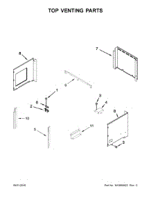 Top Venting Parts parts for Jenn-Air Wall Oven/Microwave Combo JMW3430DB00 from AppliancePartsPros.com