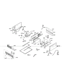Compressor parts for Thermador Wine & Beverage Cooler T24IW50NSP-07 from AppliancePartsPros.com