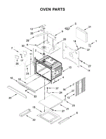 Oven Parts parts for Jenn-Air Wall Oven/Microwave Combo JMW2427DB03 from AppliancePartsPros.com