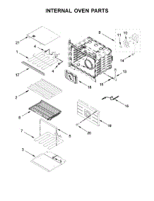 Internal Oven Parts parts for Jenn-Air Wall Oven/Microwave Combo JMW2427DS02 from AppliancePartsPros.com