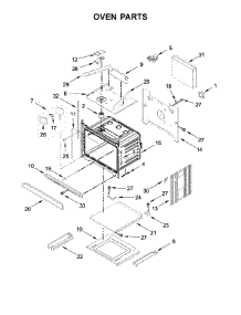 Oven Parts parts for Jenn-Air Wall Oven/Microwave Combo JMW2427DS02 from AppliancePartsPros.com