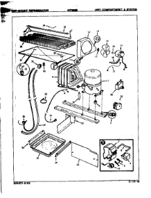 Unit Compartment & System parts for Maytag Refrigerator NT16HXH/8D05A from AppliancePartsPros.com