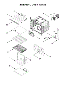Internal Oven Parts parts for Jenn-Air Wall Oven/Microwave Combo JMW2430DB02 from AppliancePartsPros.com