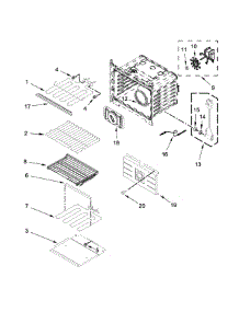 Internal Oven Parts parts for Jenn-Air Wall Oven/Microwave Combo JMW2430DP00 from AppliancePartsPros.com