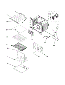 Internal Oven Parts parts for Jenn-Air Wall Oven/Microwave Combo JMW2430DS01 from AppliancePartsPros.com