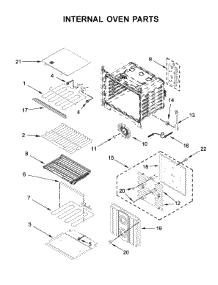 Internal Oven Parts parts for Jenn-Air Wall Oven/Microwave Combo JMW3430DB02 from AppliancePartsPros.com
