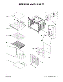 Internal Oven Parts parts for Jenn-Air Wall Oven/Microwave Combo JMW3430DP01 from AppliancePartsPros.com