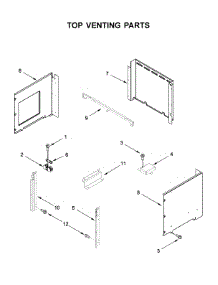 Top Venting Parts parts for Jenn-Air Wall Oven/Microwave Combo JMW2427DS03 from AppliancePartsPros.com