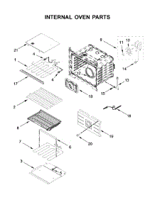 Internal Oven Parts parts for Jenn-Air Wall Oven/Microwave Combo JMW2427DS03 from AppliancePartsPros.com