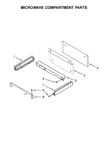 Microwave Compartment Parts parts for Jenn-Air Wall Oven/Microwave Combo JMW2427WS03 from AppliancePartsPros.com