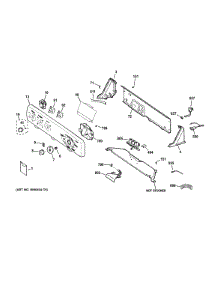 Controls & Backsplash parts for Hot Point Top-Load Washer HTWP1400F1WW from AppliancePartsPros.com