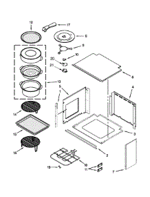 Top Support And Turntable Parts parts for Jenn-Air Wall Oven/Microwave Combo JMW3430WS03 from AppliancePartsPros.com