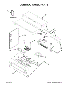 Control Panel Parts parts for Jenn-Air Wall Oven/Microwave Combo JMW3430DP00 from AppliancePartsPros.com