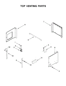 Top Venting Parts parts for Jenn-Air Wall Oven/Microwave Combo JMW3430DP03 from AppliancePartsPros.com