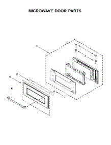 Microwave Door Parts parts for Jenn-Air Wall Oven/Microwave Combo JMW3430DP03 from AppliancePartsPros.com