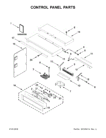 Control Panel Parts parts for Jenn-Air Wall Oven/Microwave Combo JMW3430DP03 from AppliancePartsPros.com