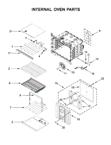 Internal Oven Parts parts for Jenn-Air Wall Oven/Microwave Combo JMW3430DP03 from AppliancePartsPros.com
