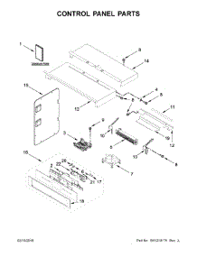Control Panel Parts parts for Jenn-Air Wall Oven/Microwave Combo JMW2427DB02 from AppliancePartsPros.com