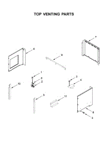 Top Venting Parts parts for Jenn-Air Wall Oven/Microwave Combo JMW2430DB03 from AppliancePartsPros.com