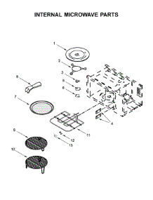 Internal Microwave Parts parts for Jenn-Air Wall Oven/Microwave Combo JMW2430DB03 from AppliancePartsPros.com