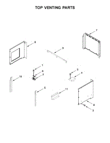 Top Venting Parts parts for Jenn-Air Wall Oven/Microwave Combo JMW2430DP02 from AppliancePartsPros.com
