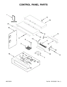 Control Panel Parts parts for Jenn-Air Wall Oven/Microwave Combo JMW3430DB03 from AppliancePartsPros.com