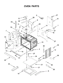 Oven Parts parts for Jenn-Air Wall Oven/Microwave Combo JMW3430DP02 from AppliancePartsPros.com