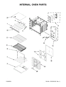 Internal Oven Parts parts for Jenn-Air Wall Oven/Microwave Combo JMW3430HP00 from AppliancePartsPros.com