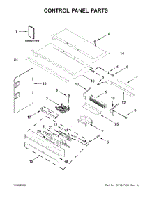 Control Panel Parts parts for Jenn-Air Wall Oven/Microwave Combo JMW3430HP00 from AppliancePartsPros.com