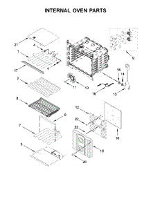 Internal Oven Parts parts for Jenn-Air Wall Oven/Microwave Combo JMW3430HS00 from AppliancePartsPros.com