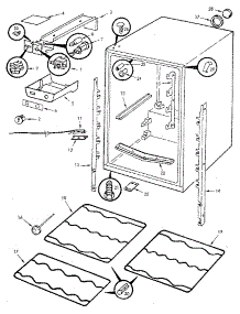 Wine Compartment parts for Jenn-Air Wine & Beverage Cooler WCG-H9B/M87-S-002 from AppliancePartsPros.com