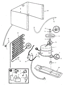 Unit Compartment & System parts for Jenn-Air Wine & Beverage Cooler WCG-H9B/M87-S-002 from AppliancePartsPros.com