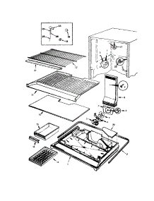 None parts for Magic Chef Top-Mount Refrigerator RB19KA-3A-AG60A from AppliancePartsPros.com