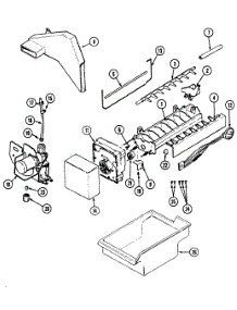 Ice Maker Kit (Ice) parts for Magic Chef Top-Mount Refrigerator RB214RFA/DG80A from AppliancePartsPros.com