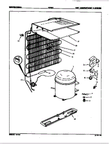 Unit Compartment & System parts for Maytag Refrigerator RC10H/E7S01 from AppliancePartsPros.com