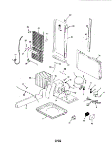 Unit Compartment & System parts for Magic Chef Side-By-Side Refrigerator RC20LA-2AD-BU01A from AppliancePartsPros.com